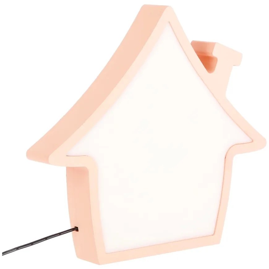 Ružová detská lampička House - Candellux Lighting