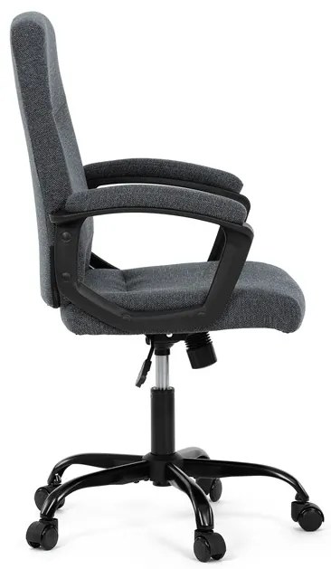 Autronic BONTEC Kancelárske kreslo, hojdací mechanizmus, čierna látka, KA-Y391 BK2 Farba: Šedá