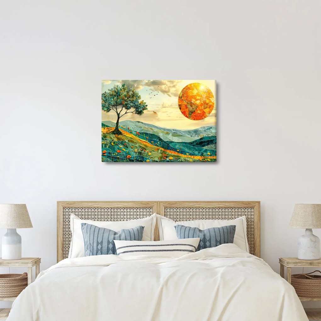 Obraz - Ilustrácia krajiny (70x50 cm)