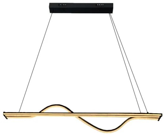 LED Stmievateľný luster na lanku LED/70W/230V 3000-6500K + diaľkové ovládanie