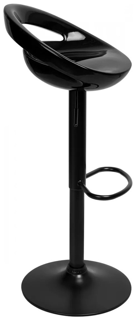 Barová stolička Cork čierna