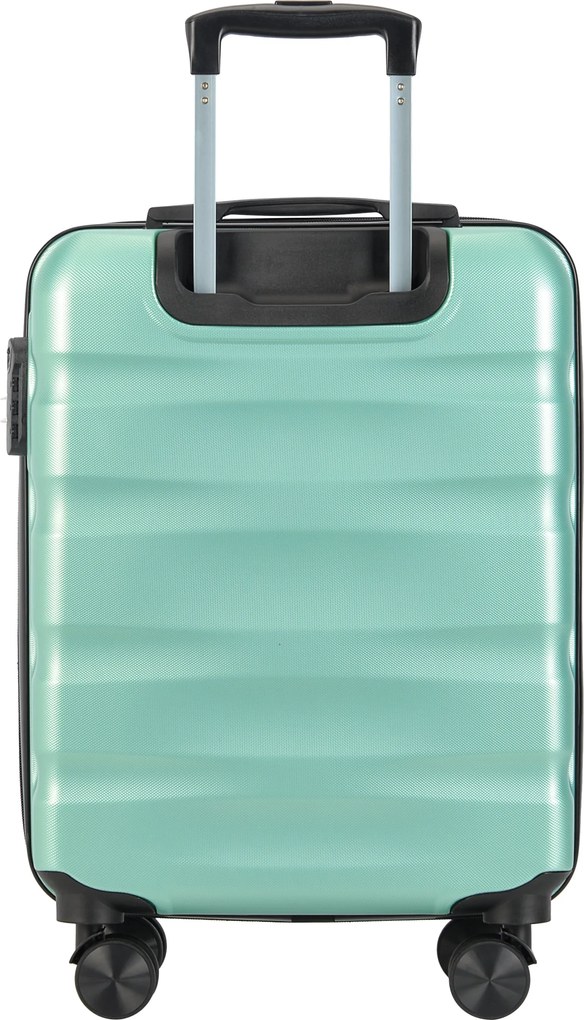 BONTOUR „Wave“ 3-dielna súprava kufrov s dvojitými kolieskami, s TSA zámkom, púdrovo zelená