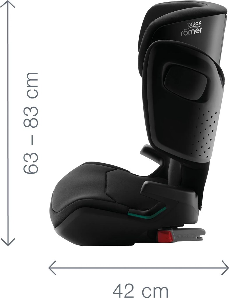 Autosedačka Kidfix M i-Size, Midnight Grey