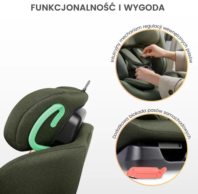 CARETERO autosedačka MUNDI I-SIZE BEIGE (40-150cm )