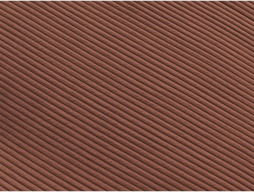 Oranžová menčestrová rohová pohovka Belair – Bobochic Paris