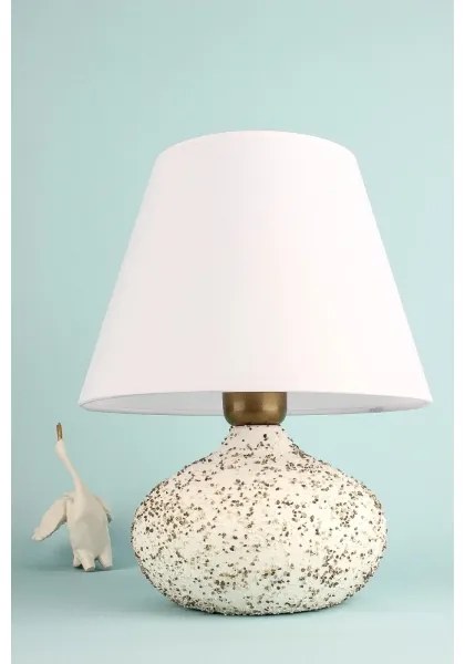 Stolná lampa RAMZES 1xE27/40W/230V biela