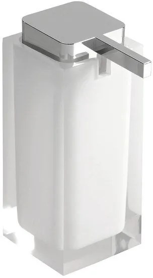 SAPHO RAINBOW dávkovač mydla na postavenie, biela RA8002