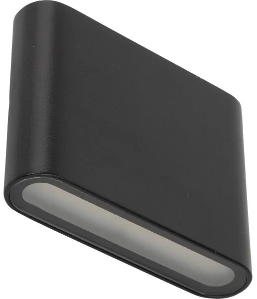 LED Vonkajšie nástenné svietidlo ARWENA 2xLED/3W/230V IP54 čierna
