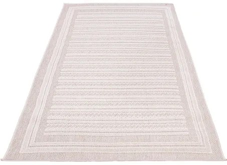 Koberec LENA E571A svetlohnedý / béžový