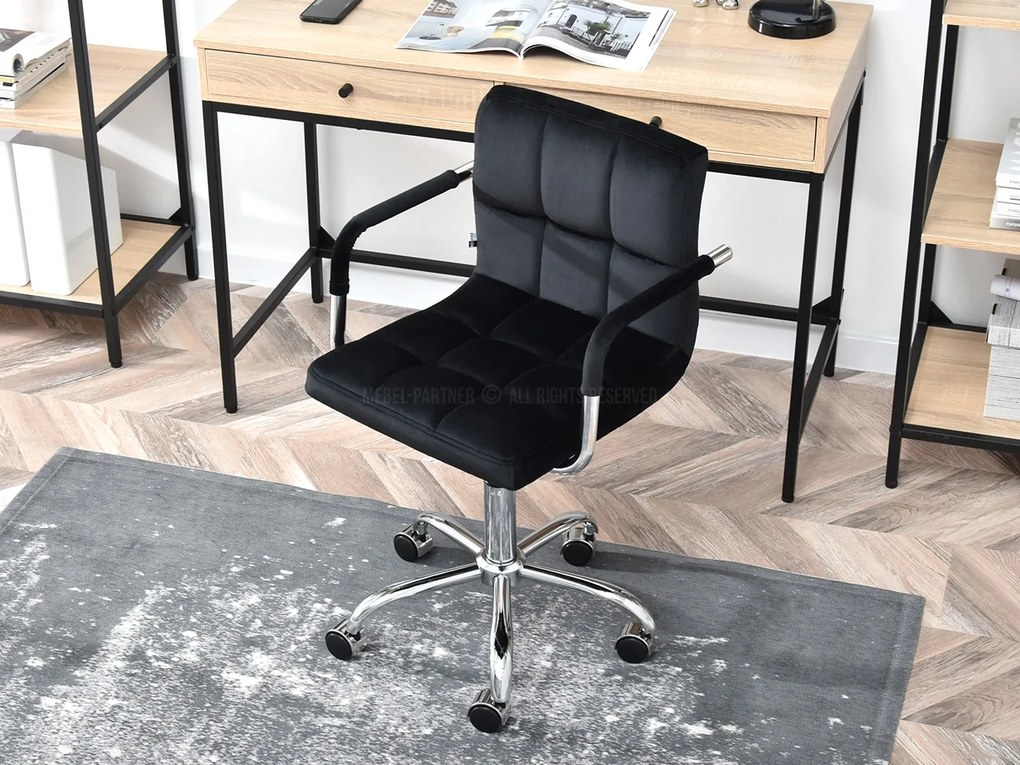 Stolička Elita (čierna + chrómová). Akcia -23%. Vlastná spoľahlivá doprava až k Vám domov. 1110023