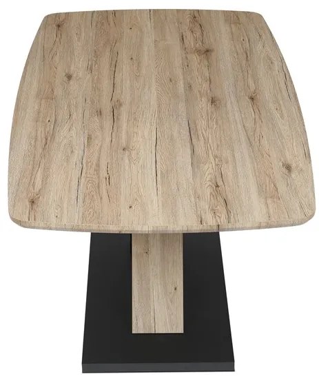 Autronic BONTEC Jedálenský stôl 165x90cm, mdf, dub san remo, HT-W1570 SRE Farba: Prírodné