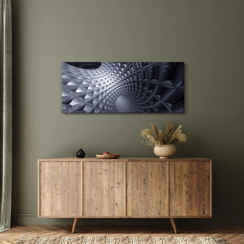Obraz - Abstrakcia 3D (120x50 cm)