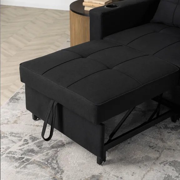 Kreslo JEREMY čierne