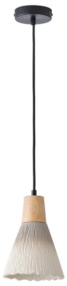 Luster na lanku 1xE27/15W/230V krémová