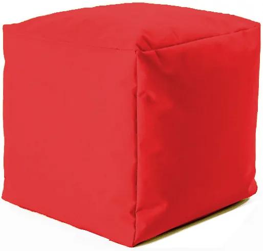 Sedacia kocka Enis červená 40 x 40 cm