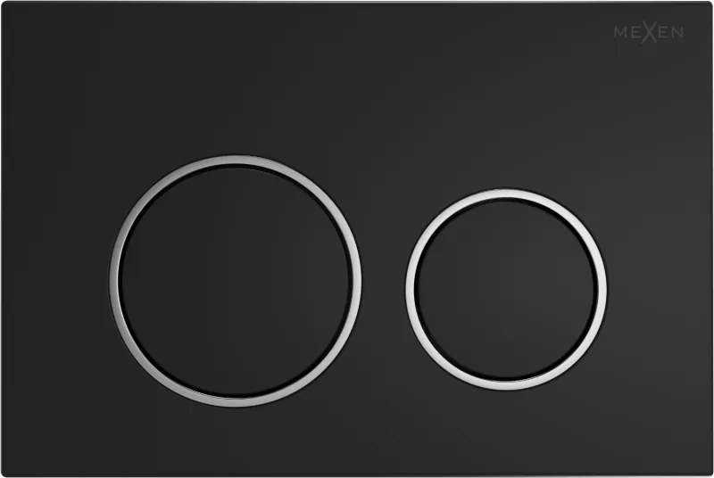 Mexen Fenix 07 XS splachovacie tlačidlo, čierna - 600703