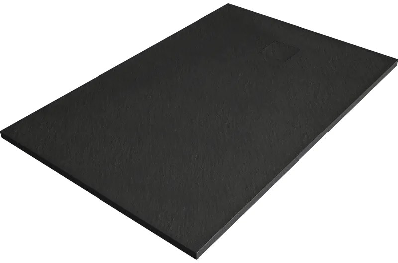 Mexen Bert, SMC obdĺžniková sprchová vanička 130 x 90 cm, čierna, 4K709013