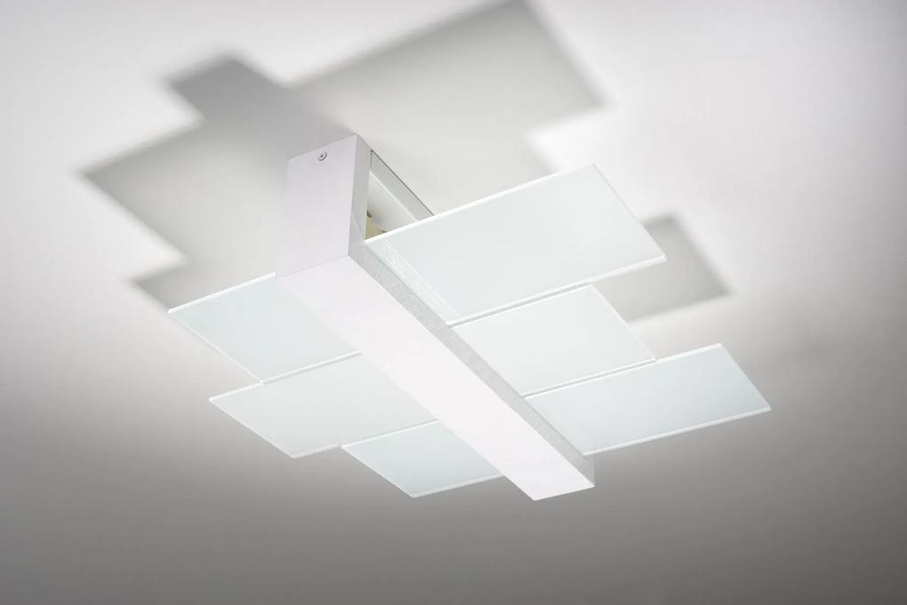 SOLLUX LIGHTING Moderné stropné osvetlenie FENIKS 2, 2xE27, 60W, biela