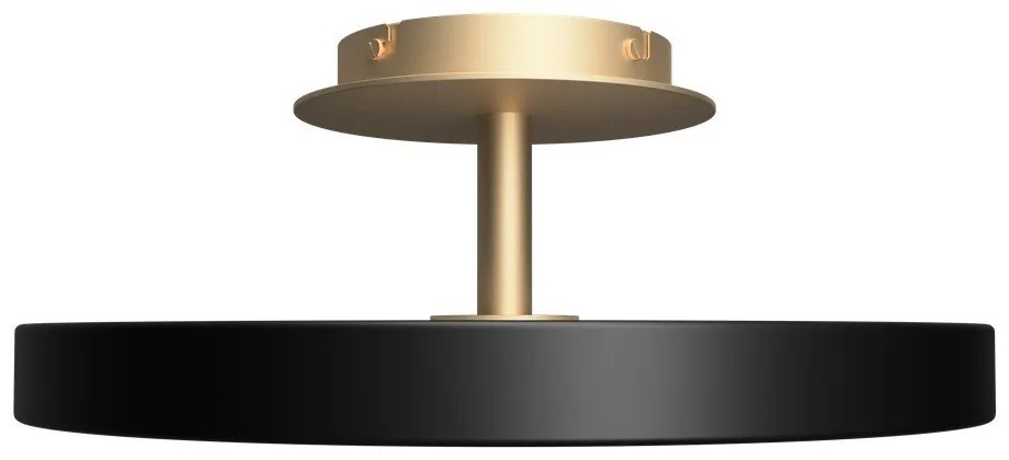 Čierne LED stropné svietidlo s kovovým tienidlom ø 43 cm Asteria Up – UMAGE