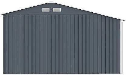 Záhradný domček plocha 342 x 191 cm (sivá)