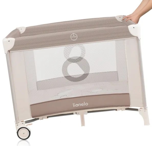 Lionelo - Hracia ohrádka BONNIE Piesková