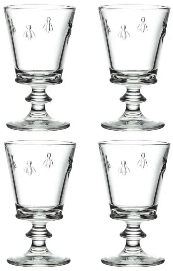 Poháre v súprave 4 ks na víno 230 ml Abeille – La Rochére