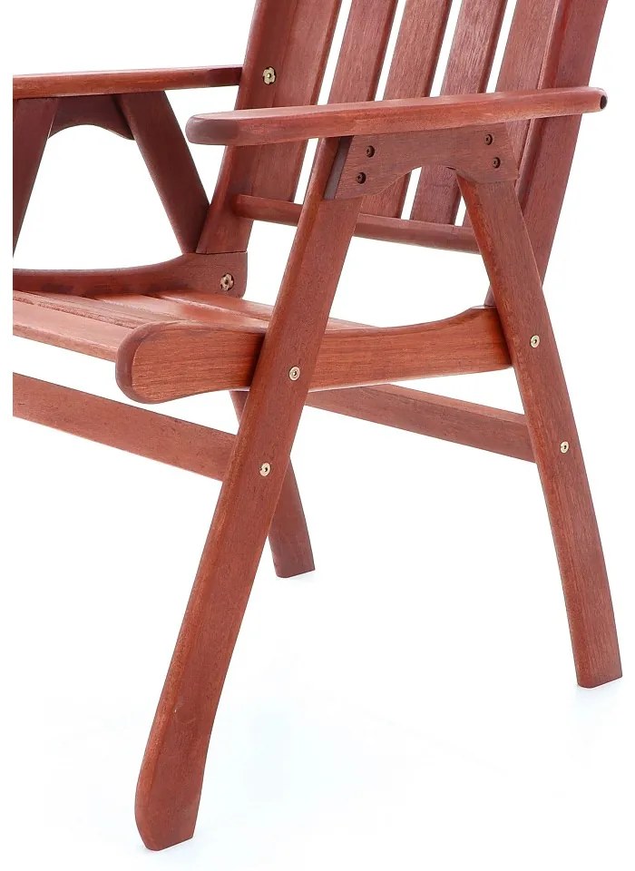 Záhradná stolička Galio, hnedá