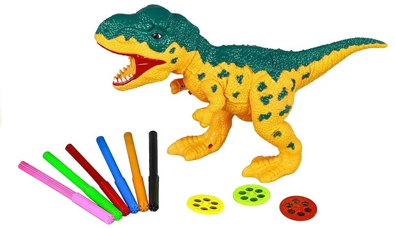 LEAN TOYS Projektor Dinosaurus