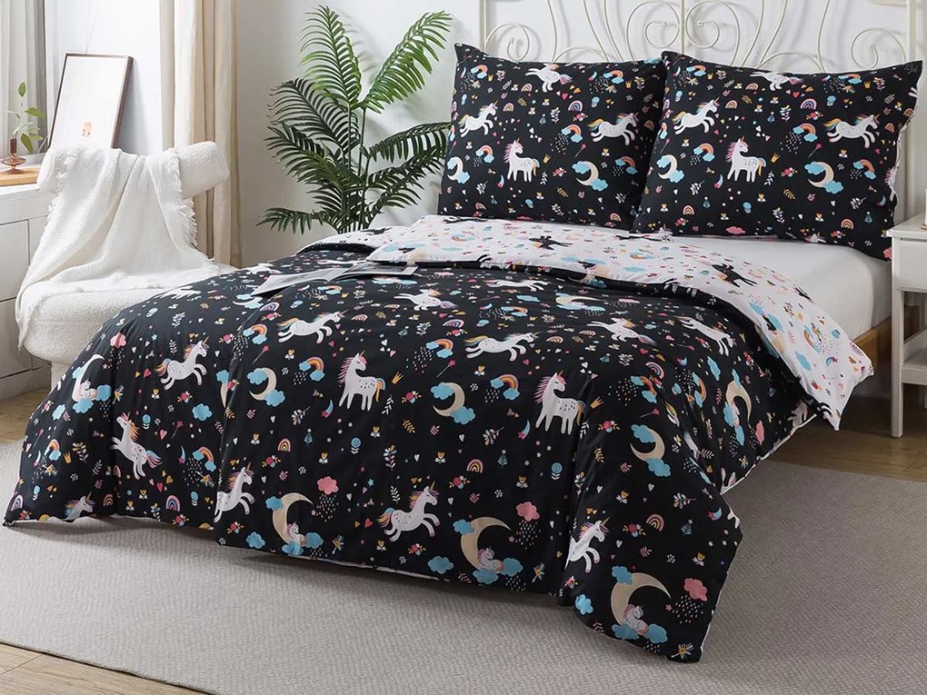 XPOSE® Obliečky do postieľky JEDNOROŽCI DUO