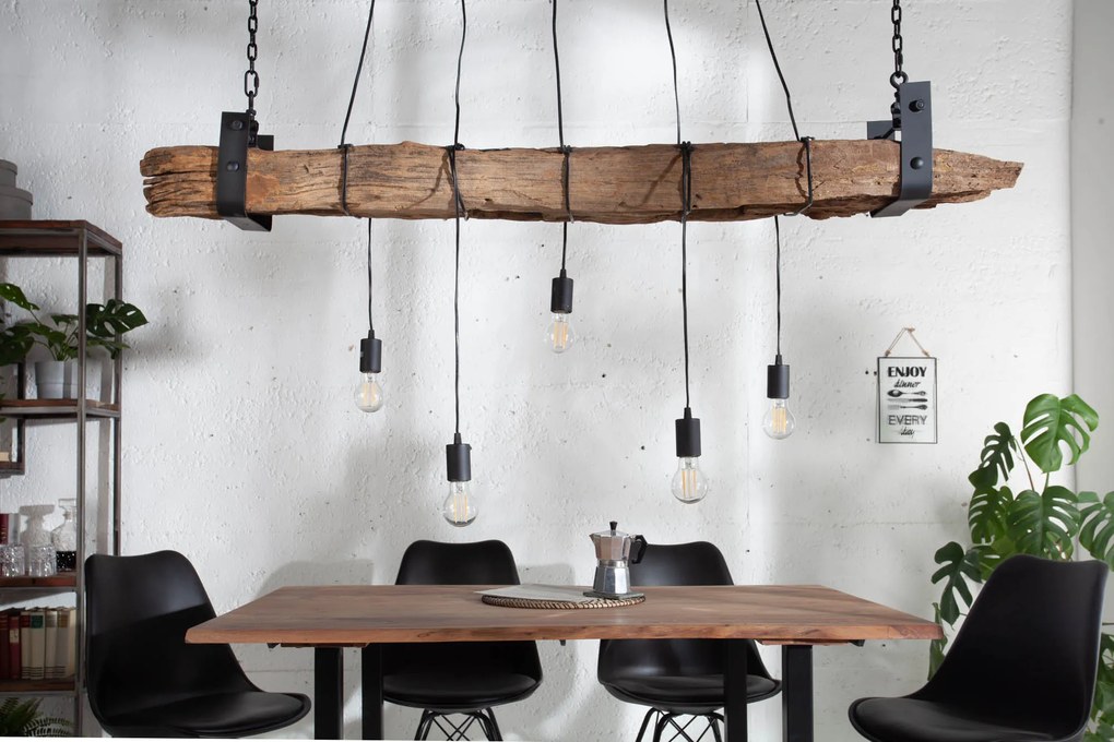 Závesné svietidlo Barracuda 152 cm recyklované