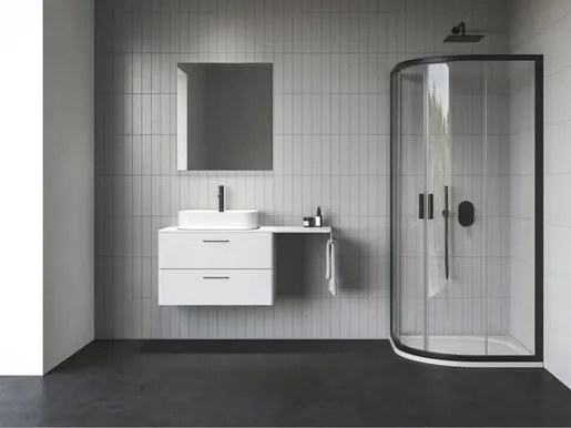 Ravak Blix II sprchový kút štvrťkruh 90x90 cm 3BM70300Z1