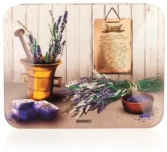 Banquet Plechovka-box na čaj 200x155x80 mm LAVENDER