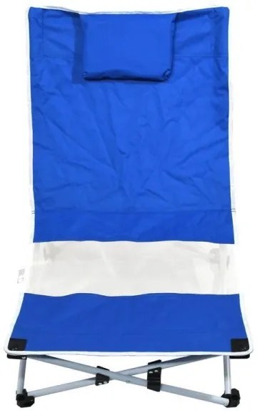 Záhradné ležadlo modré