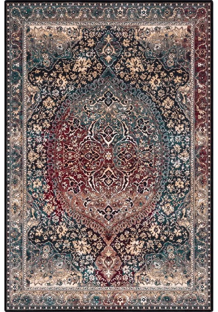 Tmavozelený vlnený koberec 200x300 cm Ava – Agnella