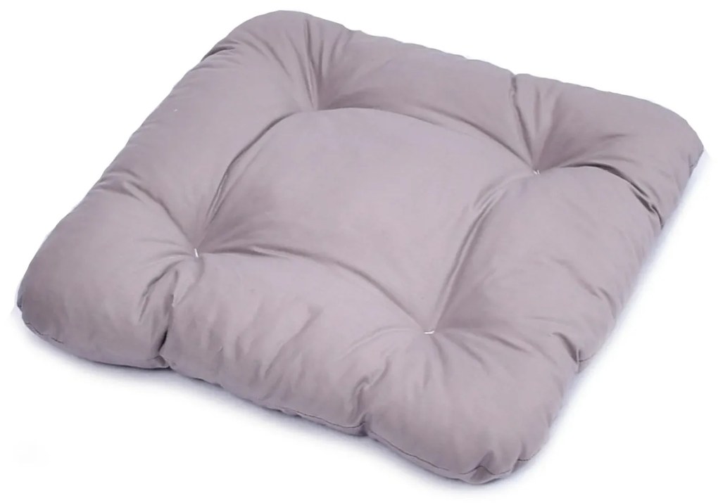 Podsedák na stoličku 40x40 cm - šedý