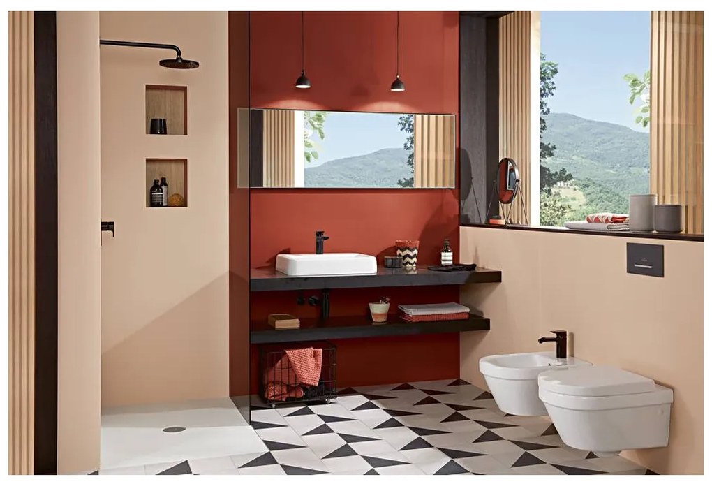 Villeroy & Boch Architectura - WC sedátko s poklopom, QuickRelease, SoftClose, alpská biela 98M9C101