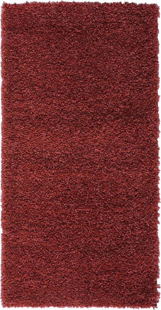 My Flair, Kusový koberec My Shaggy weinrot, 60x90, červená, chodba / predsieň