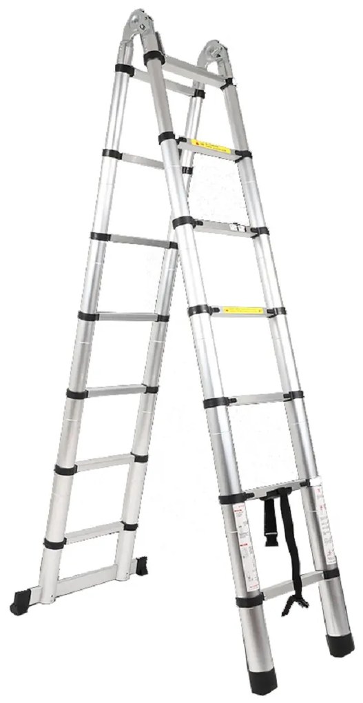 ASIST Teleskopický rebrík-štafle Alu 4,4m