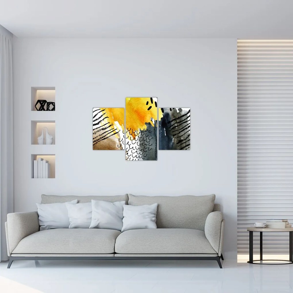 Obraz - Abstraktný akvarel (90x60 cm)