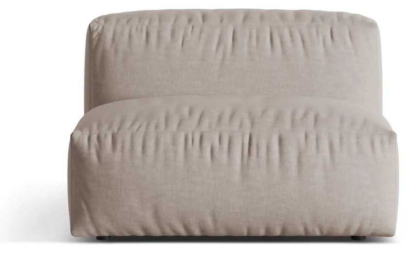 Béžový modul pohovky (stredový diel) Martina – Micadoni Home