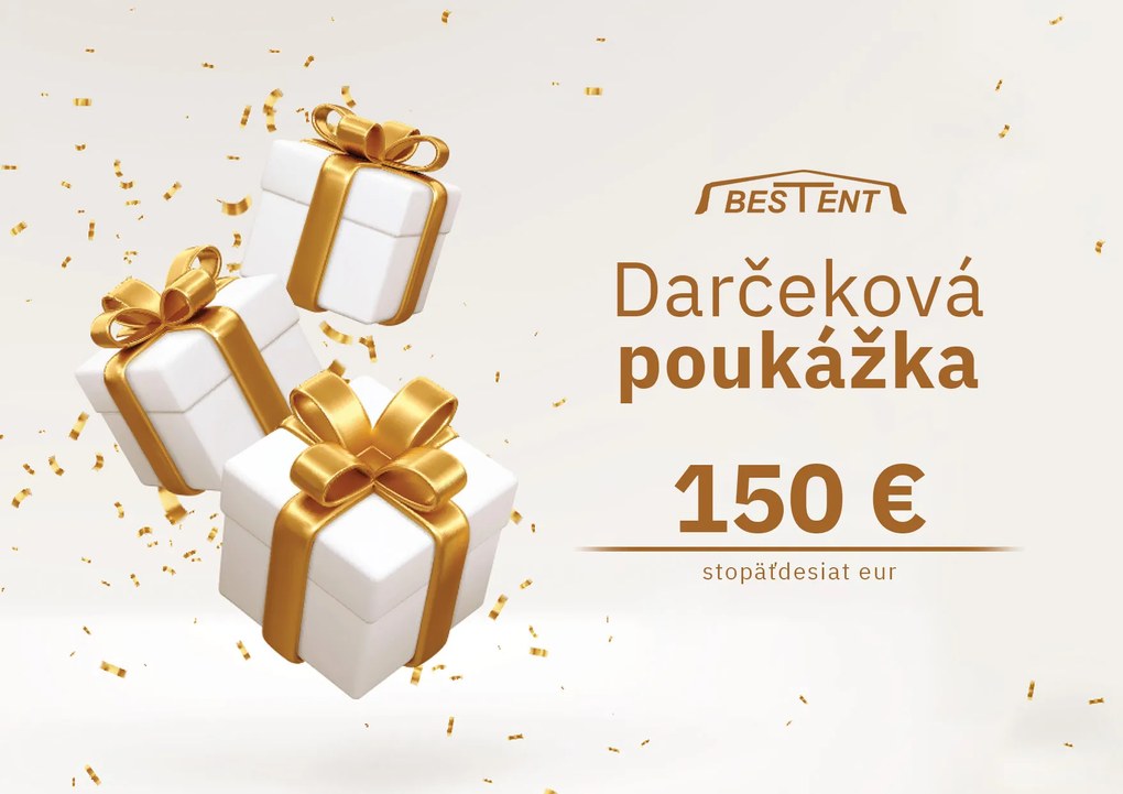 Bestent Darčeková poukážka vo výške 150€