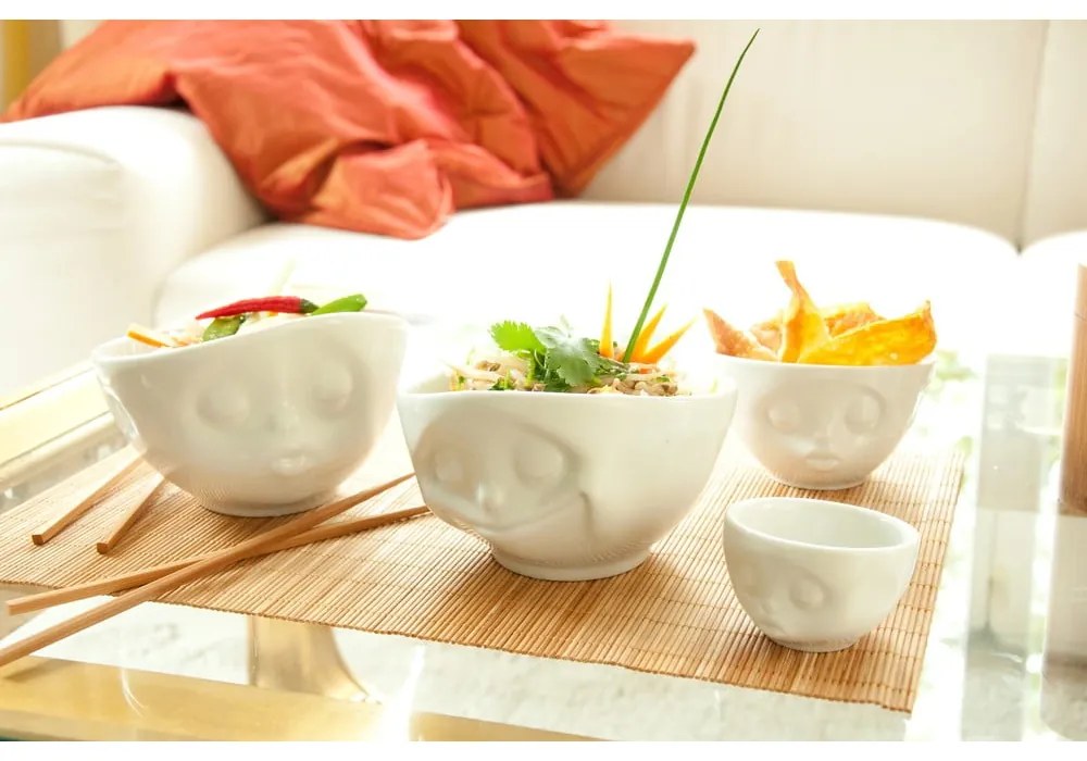 Biela porcelánová zamilovaná miska 58products