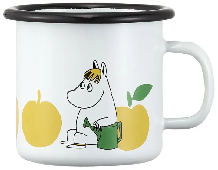 Hrnček Moomin Joyful Apples 0,25l, smalt / bielo-žltý
