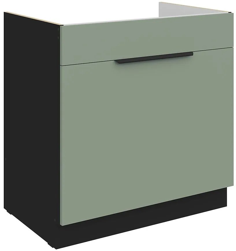 Kuchynská skrinka Aria-Sa/Bl Anti Fingerprint 80zl 1s Bb