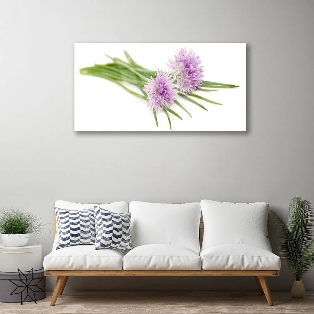Skleneny obraz Kvety rastlina príroda 140x70 cm