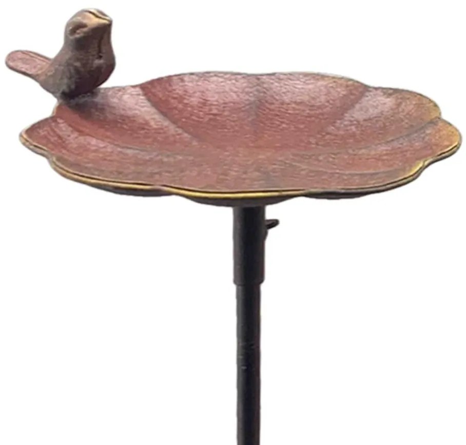 Zapichovacie napájadlo pre vtáky Kendra2, 117x19,5 cm, kov, medená