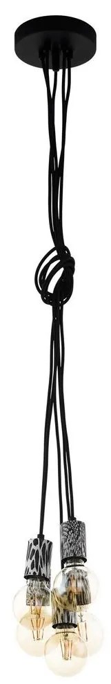 Eglo 43314 - Luster na lanku COULSDON 5xE27/10W/230V