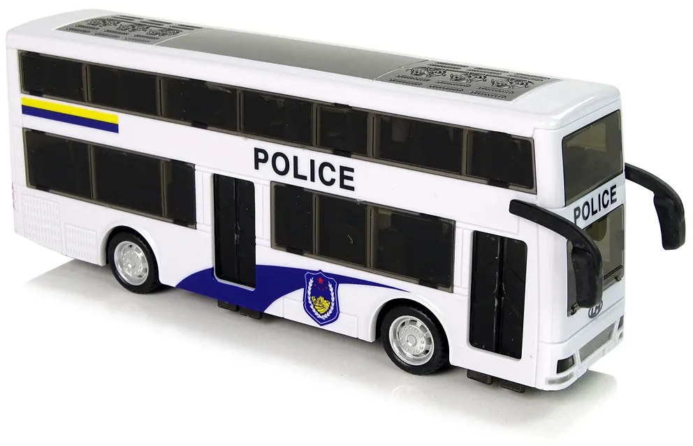 LEAN TOYS Policajný autobus so zvukom