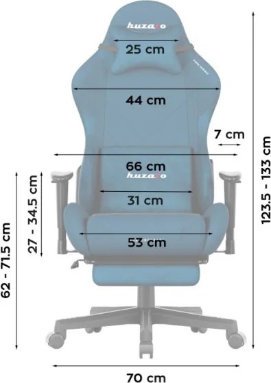 Herná stolička Force 5.7 Blue
