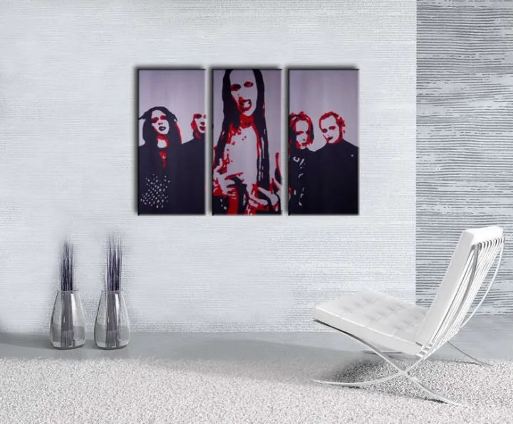 Ručne maľovaný POP Art obraz Marilyn Manson | rôzne rozmery